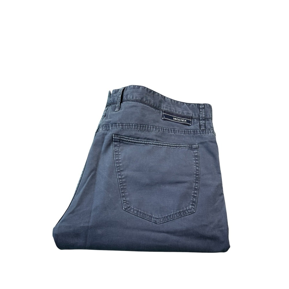 Incotex Blue Chinolino 5‎ Pockets Men's Chino Pant Size 40x27